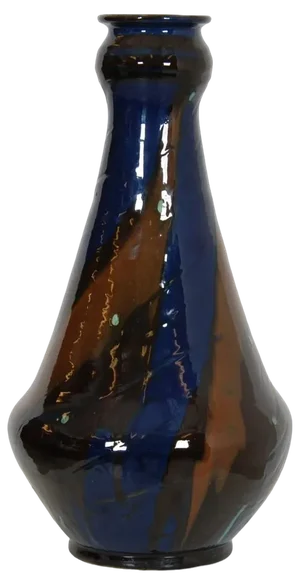 Blue and Brown Vase from Kæhler, 1960s