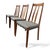 Mid-Century Modern Vintage Danish Teak Dining Chairs from Drylund, 1970s, Set of 3 For Sale - Image 3 of 8