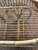 Wood Midcentury Modern Rattan Bamboo & Wicker Bar Cart For Sale - Image 7 of 17