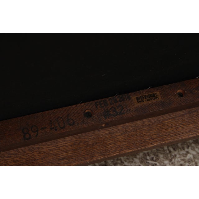 Stickley Mission Oak Morris Chair & Matching Ottoman For Sale - Image 13 of 18