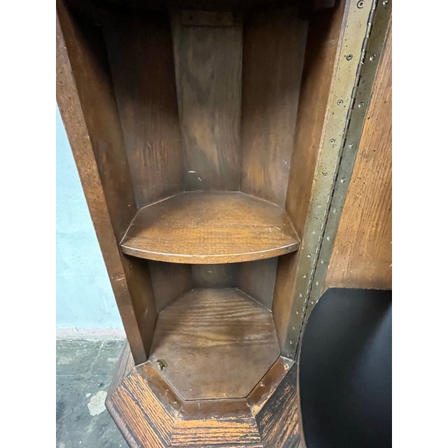 1960s Mid Century Fluted Column Bar Cabinet For Sale - Image 5 of 8