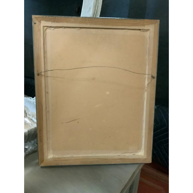 Early 20th Century Swedish Small Harbor Painting, Framed For Sale - Image 10 of 10