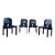 Dark Brown Lacquered Walnut Model 121 Dining Chairs by Tobia & Afra Scarpa for Cassina, 1960s, Set of 4 For Sale - Image 11 of 17