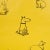 Schumacher SAMPLE - Schumacher x The New Yorker Good Dogs Everywhere Peel & Stick Wallpaper In Taxi-Cab Yellow For Sale - Image 4 of 7