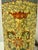 Mid 20th Century Vintage Chinoiserie Chinese Export Yellow Porcelain Table Lamp With Floral Pattern For Sale - Image 5 of 12