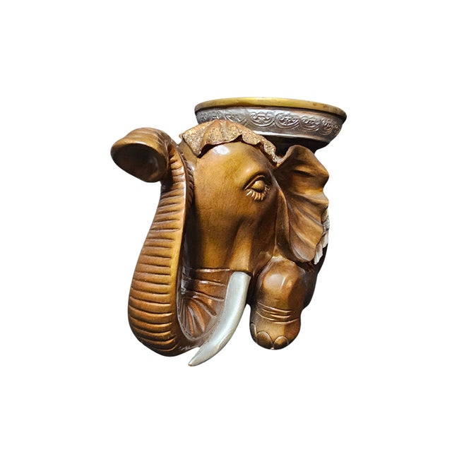 Mid-Century Modern Bronze Elephant Stool For Sale - Image 3 of 8