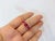 Bochic "Capri" 3 Natural Ruby Gem Ring Set In 18K Gold & Silver For Sale - Image 10 of 18