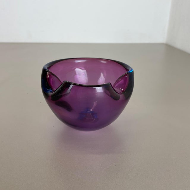 Purple Murano Glass Ashtray, Italy, 1970s For Sale - Image 4 of 18
