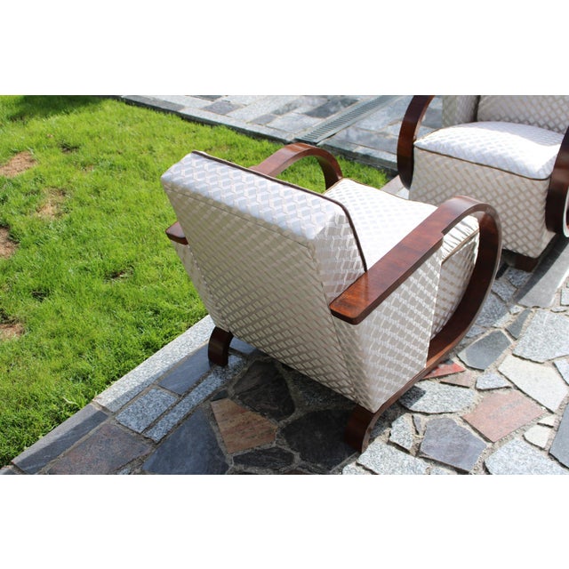 Vintage Art Deco Lounge Chairs, 1920s, Set of 2 For Sale - Image 9 of 10