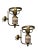 Bronze Ceramic Sconces, 1960s, Set of 2 For Sale - Image 12 of 13