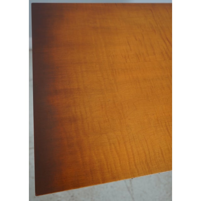 Wood Tiger Maple 4 Drawer Server Huntboard For Sale - Image 7 of 12