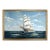 Oil Painting Tall Ship Seascape Maritime Art Sailing Ship Ocean Waves Signed For Sale