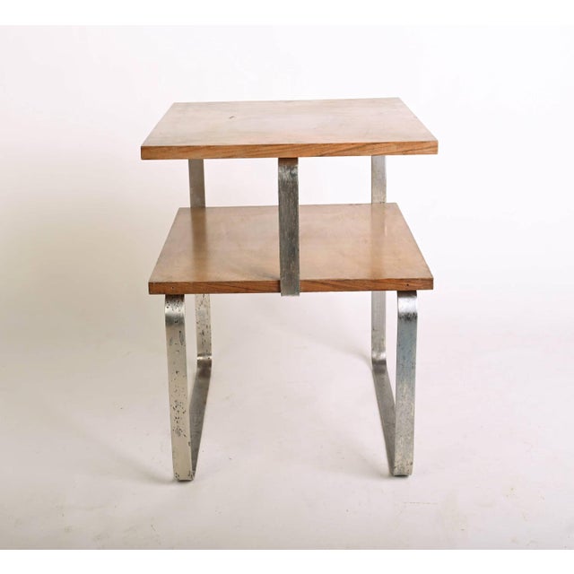 Bauhaus Vintage Bauhaus Side Table in Tubular Steel, 1930s For Sale - Image 3 of 8
