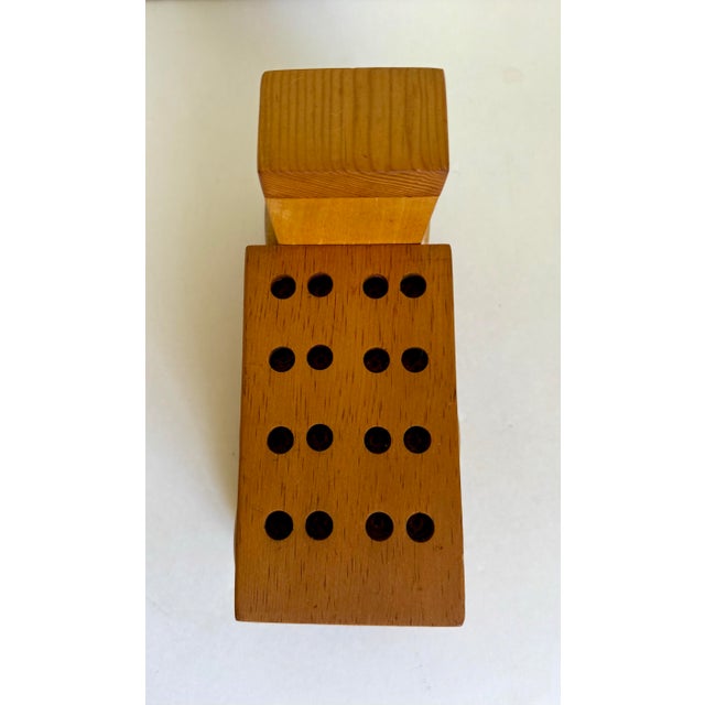 1980s Handcrafted Wooden Toy Truck Desk Organizer by Sam Sellers For Sale - Image 5 of 6