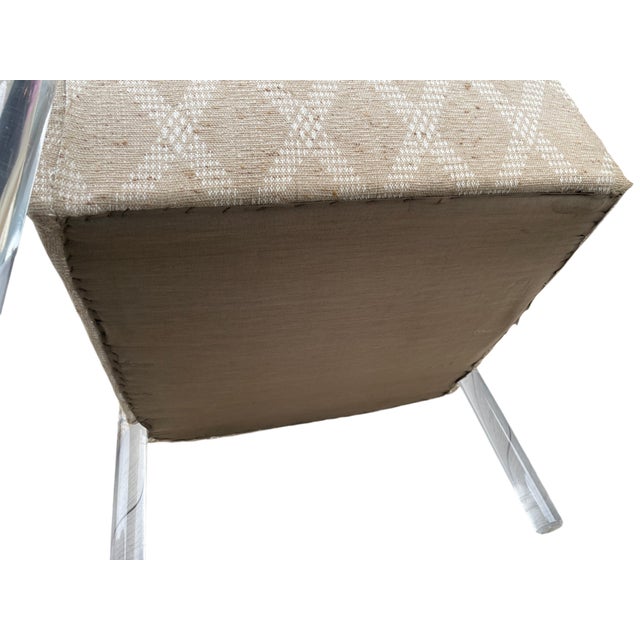 1980s The Pace Collection Lucite Waterfall Chairs - a Pair For Sale In New York - Image 6 of 10