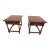Vintage Pair of Hitchcock End Side Tables Farmhouse Designer For Sale