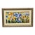 Oil on Canvas - Iris Bed - Signed, Framed For Sale