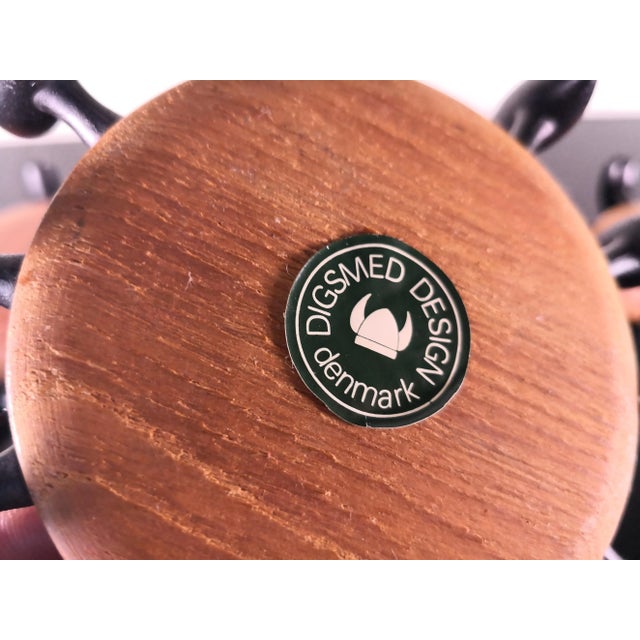 1960s Teak & Cast Iron Candleholders by Jens Quistgaard for Digsmed, 1960s, Set of 4 For Sale - Image 5 of 6