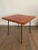 Mid-Century Modern Swivel Top Iron Leg Table For Sale - Image 11 of 11