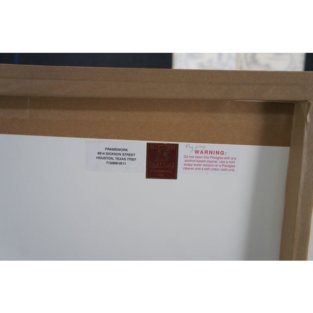 1990s James Surls 'He He He' Expressionist Linocut Print Printers Proof Modernism 56" For Sale - Image 14 of 15