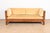A gorgeous Mission or Arts & Crafts style settle sofa By L. & J.G Stickley USA, Circa Late 20th Century Solid quarter sawn...