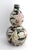 Antique Chinese Famille Noir Porcelain Vase, Double Gourd Shape, Qing Dynsty 15" For Sale In Dallas - Image 6 of 13