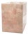 Luxury Hand-Carved Rose Quartz Waste Bin With PVC Liner / Ships From New York For Sale