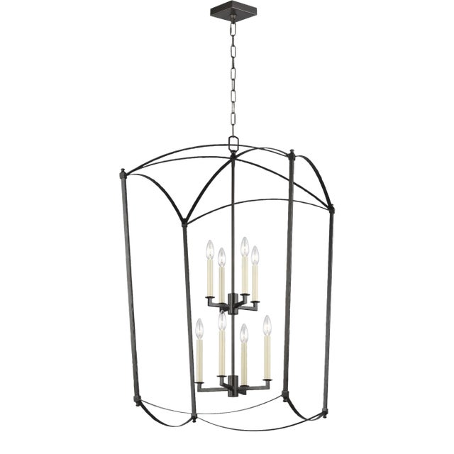 Sean Lavin by Visual Comfort Studio Thayer Extra Large Lantern, Smith Steel For Sale