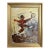 1982 Morris Katz (1931–2010) Original Oil Painting Clown Impasto Palette Knife For Sale