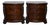 Large American Chippendale Style Nightstands, Set of 2 For Sale