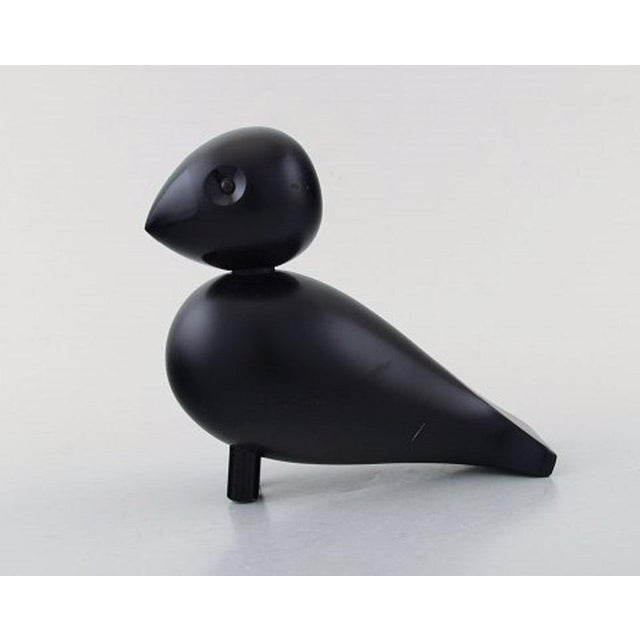 Vintage Danish Black Wooden Bird by Kay Bojesen For Sale - Image 3 of 7