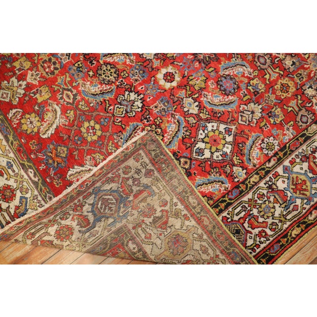 An intermediate size colorful Persian Malayer rug from the early 20th century. Measures: 4'11" x 8'11".
