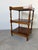 Wood Vintage English Three Tier Side Table With Gallery Top For Sale - Image 7 of 13