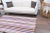 Vintage Turkish Oushak Handmade Wool Cotton Pink Kilim Area Rug For Sale - Image 4 of 11