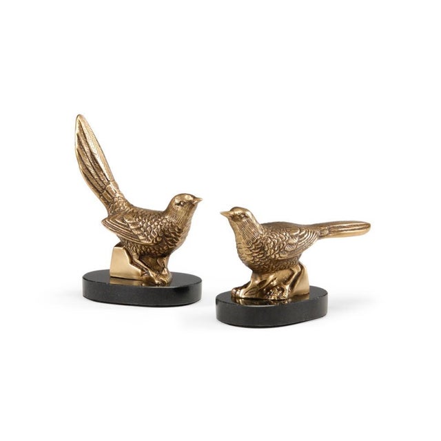This beautifully detailed pair of birds is the optimum choice for a bird or nature lover. The solid cast brass with an...