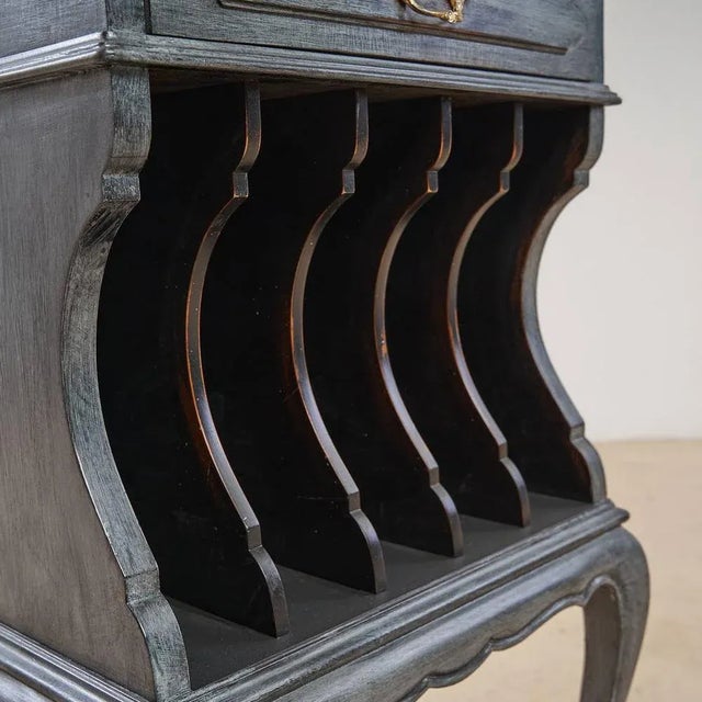 Vintage Blue Bedside Table Chairish