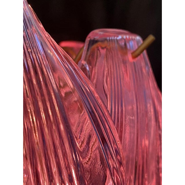 Italian Pink Shell Chandelier, Murano For Sale - Image 10 of 18