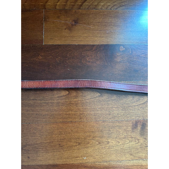 Vintage Equestrian 1970’s Leather Horse Lead For Sale - Image 11 of 17