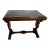 Early 20th Century Antique French Walnut Side Table With Marble Table Top For Sale