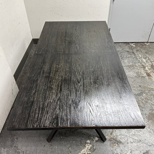 Wood Case Furniture for Design Within Reach Cross Extension Table For Sale - Image 7 of 12