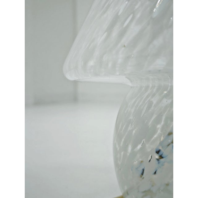 Mid-Century Modern Marbled Murano Glass Table Lamp, 1970s For Sale - Image 3 of 10