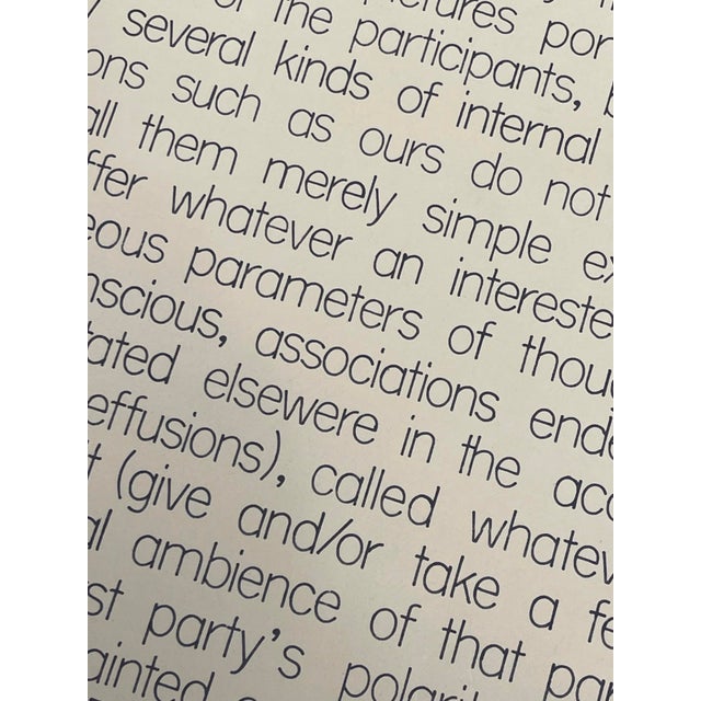 Antique White Richard Hamilton (1922-2011) and Dieter Roth (1930-1998) | Interfaces Poster 1977 For Sale - Image 8 of 12