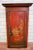 Vintage Asian Hand Painted Red Storage Cabinet For Sale - Image 11 of 11