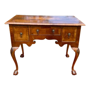 English Period 18th Century Queen Anne Walnut Lowboy