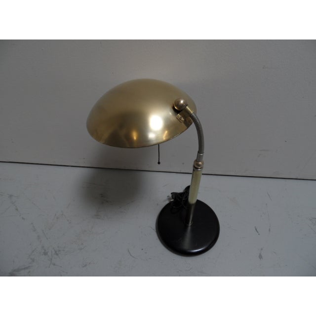Copper Vintage Industrial Metal Desk Lamp, 1960s For Sale - Image 8 of 10