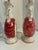 Vintage French Hand Painted Floral Table Lamps - A Pair For Sale - Image 10 of 12