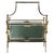 Italian Brass and Smoked Glass Magazine Rack, Italy, 1960s For Sale - Image 13 of 13
