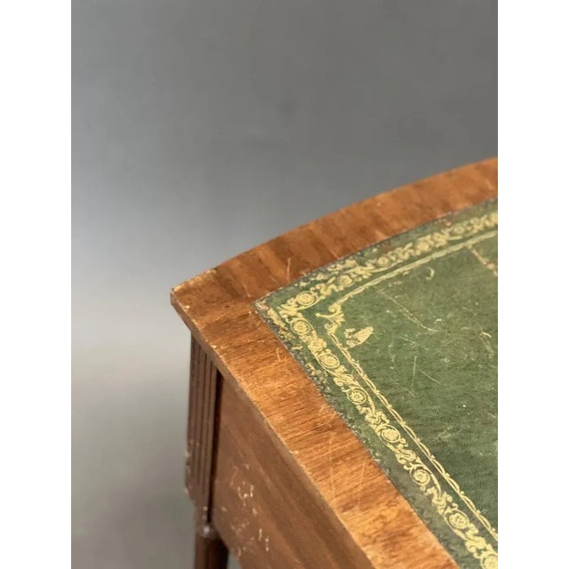 Antique Leather Bedside Table For Sale - Image 4 of 8