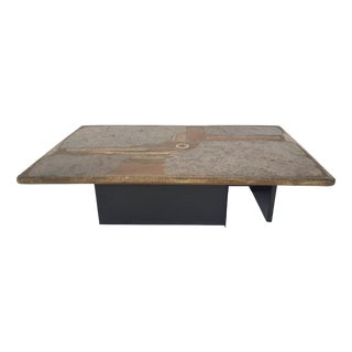 Dutch Stone Coffee Table by Paul Kingma, 1981 For Sale