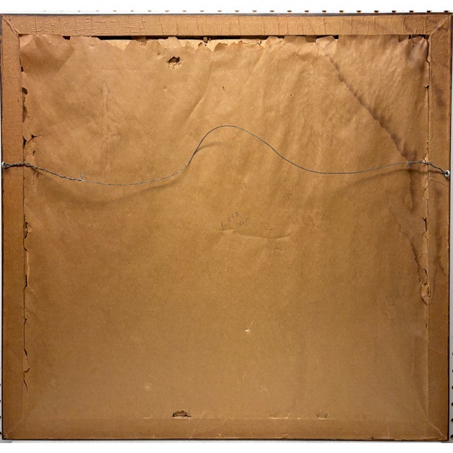 Vintage Framed Pastel Floral Still Life – Mid-Century Impressionist Bouquet Painting For Sale In Raleigh - Image 6 of 6